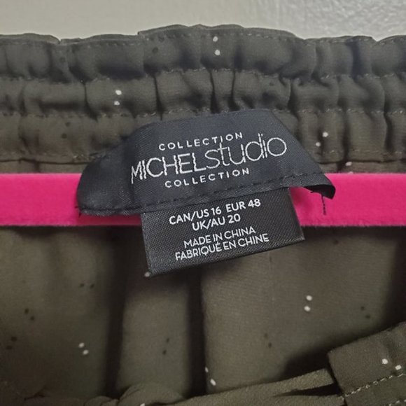 Michel Studio Printed Drawstring Blouse - Picture 3 of 3